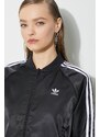 adidas Originals bluză femei, culoarea negru, cu imprimeu IU2533