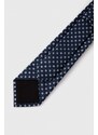 BOSS cravată de mătase culoarea bleumarin 50512605