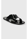 Karl Lagerfeld papuci JELLY III NFT femei, culoarea negru, KL80004N
