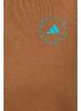 adidas by Stella McCartney bluză trening Timber culoarea maro, uni IT8282