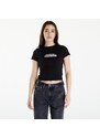 Tricou pentru femei Calvin Klein Jeans Diffused Box Fitted Short Sleeve Tee Black