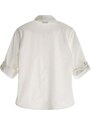 GUESS K Cămașă Pentru copii Str. Poplin Adj. Ls Shirt L3YH04WE5W0 g011 pure white