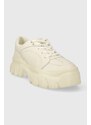 Desigual sneakers din piele Chunky culoarea bej, 24SSKL01.1011