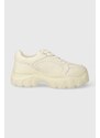 Desigual sneakers din piele Chunky culoarea bej, 24SSKL01.1011