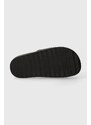 Tommy Hilfiger papuci TH PLATFORM POOL SLIDE femei, culoarea negru, cu platforma, FW0FW07855