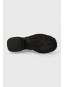Wojas pantofi de piele culoarea negru, cu toc drept, 3509131
