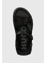 HUGO sandale Ryany barbati, culoarea negru, 50517053