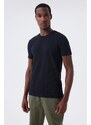 Lee Cooper Twingos 6 Men's Pique O Neck T-Shirt Black