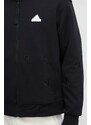 adidas bluză cu două fețe bărbați, culoarea negru, cu imprimeu IP4070