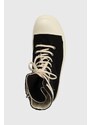 Rick Owens tenisi Woven Shoes Sneaks barbati, culoarea negru, DU01D1800.CBEM9.9811