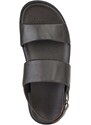 Geox sandale de piele U SPHERICA EC6 barbati, culoarea maro, U45GWC 00085 C6006