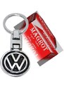 Magrot;Volkswagen Breloc premium volkswagen 3d negru cu doua fete, in cutie cadou metalic Magrot 20246