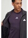 adidas bluză bărbați, culoarea negru, uni IN3316