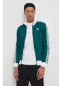adidas Originals bluză bărbați, culoarea verde, cu imprimeu IP0417