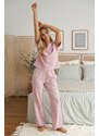 DN Nightwear Pijamale damă Daisy roz
