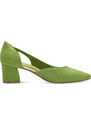 Pantofi casual dama Marco Tozzi 22400, piele ecologica, verde lime