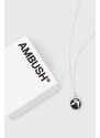 AMBUSH colier de argint Epoxy Amblem Charm BMOB00ES24SIL
