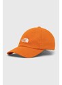 The North Face sapca Norm Hat culoarea portocaliu, cu imprimeu, NF0A7WHOPCO1
