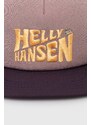 Helly Hansen șapcă culoarea alb, cu imprimeu 67155