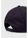 Helly Hansen șapcă de baseball din bumbac HH Ball Cap 67434 001 culoarea bleumarin, cu imprimeu 67434