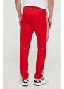 adidas Originals pantaloni de trening Adicolor Classics Beckenbauer culoarea roșu, cu imprimeu, IM4547