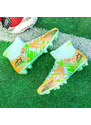 GDF Ghete de fotbal MBrands 6.4, pentru teren iarba sintetic , verde cu portocaliu