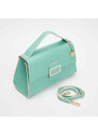 Diana & Co Geanta Verde Crossbody Cu Margini Contrastante