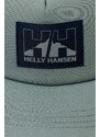 Helly Hansen șapcă culoarea verde, cu imprimeu 67435