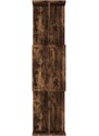 OrlandoKids Biblioteca Separator stejar fumuriu 80x24x96cm lemn prelucrat