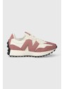 New Balance sneakers 327 culoarea roz, WS327MB