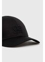 C.P. Company șapcă de baseball din bumbac Gabardine culoarea negru, cu imprimeu, 16CMAC282A006288A