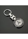 Breloc premium Mercedes 3d cu doua fete, in cutie cadou, material inox, Magrot 20398 Mercedes