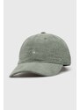 Carhartt WIP șapcă de baseball din bumbac Harlem Cap culoarea verde, neted, I028955.1YFXX
