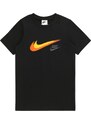 Nike Sportswear Tricou galben / gri argintiu / portocaliu / negru