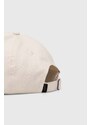 Puma șapcă de baseball din bumbac 22554 culoarea bej, cu imprimeu 22554