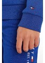 Tommy Hilfiger bluza copii culoarea albastru marin, cu imprimeu