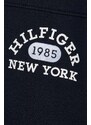 Tommy Hilfiger bluza copii culoarea albastru marin, neted