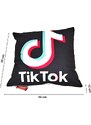 Perna imprimeu TikTok, burdiuf si fata de perna detasdabile 45 x 45 cm, Magrot 20163