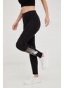 New Balance leggins de antrenament Classic femei, culoarea negru, cu imprimeu