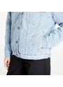 Jachetă din denim pentru femei Urban Classics Ladies Oversized Sherpa Denim Jacket Clearblue Bleached