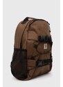 Carhartt WIP rucsac Kickflip Backpack culoarea maro, mare, neted, I031468.1ZDXX