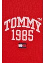 Tommy Hilfiger bluza copii culoarea rosu, cu imprimeu