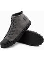 Ombre Pantofi sport de top pentru bărbați - gri închis V2 OM-FOTH-0126