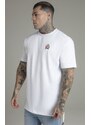 Tricou SIKSILK Oversized T-shirt white