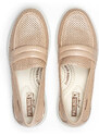 Pantofi casual perforati dama Pikolinos Rueda W2A-3862CP, piele naturala, crem