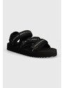 Armani Exchange sandale barbati, culoarea negru, XUP014 XV819 00002