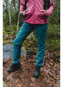 Nordblanc Pantaloni subțiri impermeabili outdoor verzii pentru femei PEACEFUL