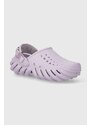 Crocs papuci X - (Echo) Clog femei, culoarea violet, 207937