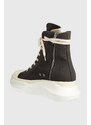 Rick Owens tenisi Woven Shoes Abstract Sneak barbati, culoarea gri, DU01D1840.CBEM9.78811