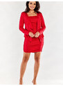 Jachetă pentru femei awama model 174359 Red